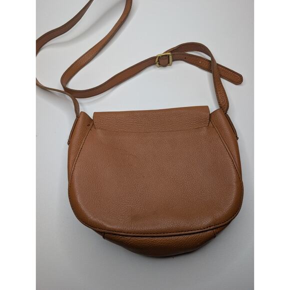Mark And Graham Brown Leather Crossbody Bag - Picture 3 of 10